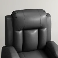 HOMCOM Electric Lift Chair for Elderly, Power Recliner with Footrest, Remote Control, Cup Holders for Living Room, Grey(m-9)