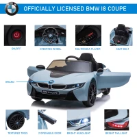 Aosom 6V Kids Electric Ride On Car BMW Coupe for 3-8 Years Old(m-5)