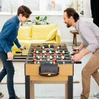 Soozier 43'' 4-in-1 Multi-Gaming Table, Tabletop Billiards Hockey Table Tennis Foosball Game, Easy Set up for Whole Family(m-1)