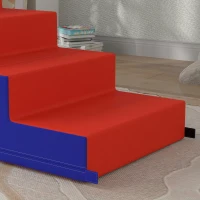 Qaba 2-Piece Soft Play Kids Foam Play Se for Crawl and Climb, Dark Blue(m-9)