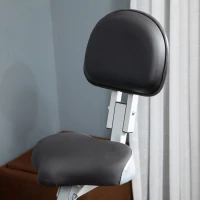 Soozier Foldable Indoor Stationary Bike with 8 Levels of Magnetic Resistance, Exercise Bike for Cardio Workout, Black(m-10)