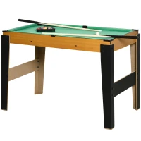 Soozier 43'' 4-in-1 Multi-Gaming Table, Tabletop Billiards Hockey Table Tennis Foosball Game, Easy Set up for Whole Family(m-11)