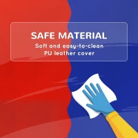 Qaba 2-Piece Soft Play Kids Foam Play Se for Crawl and Climb, Dark Blue(m-7)