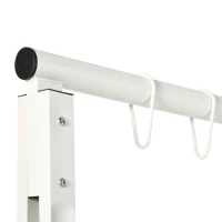 Outsunny Metal Swing Stand Swing Frame, Hanging Chair Stand Only, 528 LBS Weight Capacity, for Backyard, Patio, Lawn, White(m-7)