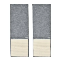 PawHut 2PCs Cat Scratching Pad Board Mat Blanket Kitten Scratcher 51.25" x 17.75" - Grey(m-11)