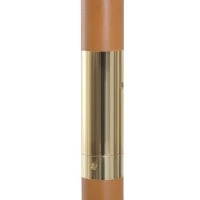 Outsunny Patio Umbrella Market Patio Sun Umbrella Rectangle Coffee(m-10)