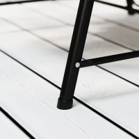 Outsunny Rattan Hammock Chair with Stand Included, Hanging Swing Chair with Stand and Seat Cushion, Light Grey(m-10)