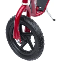 HOMCOM Kick Scooter for Kids 5-12 Years Old with Adjustable Height Handlebar, Non-slip Footplate, Big Wheels, Rear Brake, Red(m-8)