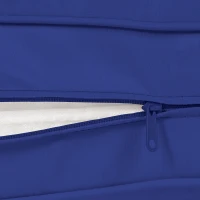 Outsunny Patio Chair Cushions, Thick Deep Seat Outdoor Seat Cushion with Back Cushion, Dark Blue(m-10)