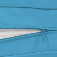 Outsunny Patio Chair Cushions, Thick Deep Seat Outdoor Seat Cushion with Back Cushion, Turquoise(m-10)