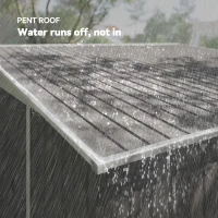 Outsunny 11' x 9' Metal Outdoor Storage Shed, Tool House with Double Lockable Doors for Backyard, Patio, Lawn, Garage, Gray(m-8)