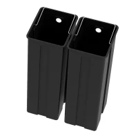 HOMCOM 2 x 20 Liter Garbage Bin, Stainless Steel Garbage Can with Soft-Close Lid and Removable Inner Buckets, Silver(m-10)