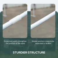 Outsunny 19' x 9' Party Tent Gazebo Canopy with 4 Removable Window Side Walls for Outdoor Event with Wind Ropes and Ground Stakes, Green(m-5)