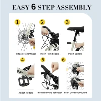 L Size 700C Road Bike with 16-Speed Drivetrain and Disc Brakes, Racing and Commuting Bicycle for Men and Women, Dark Blue(m-8)