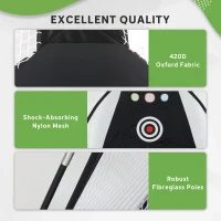 Soozier Golf Net, 10 x 6ft Golf Practice Net for Backyard Driving, Multi-Target Golf Hitting Net, Indoor, Outdoor(m-5)