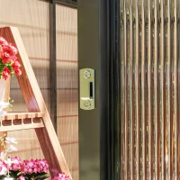 Outsunny 6' x 10' x 6.4' Polycarbonate Greenhouse, Aluminum Walk-In Green House Kit Garden, Plants Grow with Rain Gutter and Roof Vent, Charcoal Grey(m-9)