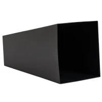 Outsunny 28ft Tall Plastic Planters, Set of 3, Flower Pot, anti-crack, fade-resistant, square shape with a matte surface, Outdoor & Indoor, for lawns, patios, yards, Brown(m-12)