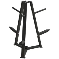 Soozier Weight Rack for 1-Inch or 2-Inch Weight Plates, 660LBS Capacity Weight Plate Rack for Home Gym Storage(m-2)