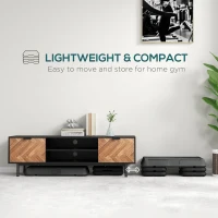 Soozier Adjustable Aerobic Stepper, 3-Level with Risers 4", 6", 8" Exercise Step Platform for Home Gym Fitness Workout, 330lbs Weight Capacity, Grey(m-6)