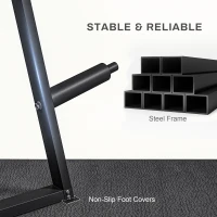 Soozier Weight Rack for 1-Inch or 2-Inch Weight Plates, 660LBS Capacity Weight Plate Rack for Home Gym Storage(m-5)