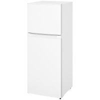 HOMCOM Small Fridge with Freezer, 4 Cu Ft Refrigerator with Reversible Doors, White