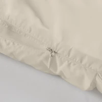 Luxuriously Soft King Overfilled Pillow Protector with Zipper Closure, Jump Tack Quilting, Machine Washable, 36" L x 20" W x 0.13" H, Beige(m-11)