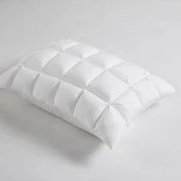 Luxuriously Soft Standard Overfilled Pillow Protector with 100% Polyester Microfiber, 3D Puff Stitching, Zipper Closure, 28" L x 20" W x 0.13" H, White(m-12)
