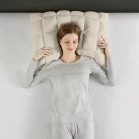 Luxuriously Soft King Overfilled Pillow Protector with Zipper Closure, Jump Tack Quilting, Machine Washable, 36" L x 20" W x 0.13" H, Beige(m-7)