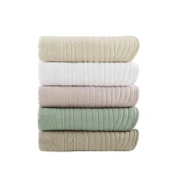 Oversized Quilted Throw with Scalloped Edges, Microfiber Face, Cotton Filled Blanket for Living Room, Bedroom, 72" L x 60" W x 0.25" H, Khaki(m-8)