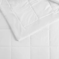 King Size Down Alternative Blanket with Cool Touch, OEKO-TEX Certified, Easy Maintenance, Ideal for Hot Sleepers, 108" L x 90" W x 0.25" H, White(m-10)