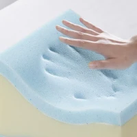 Memory Foam Contour Knee Pillow with Gel Infusion, Machine Washable Cover, Perfect for Side Sleepers, 11" L x 8.5" W x 7" H, White(m-11)