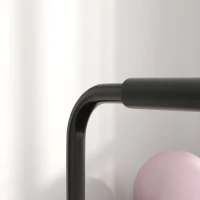 Soozier Push Up Bars, Adjustable Dip Station Parallel Bars with 4 Height Levels for Home Gym Fitness Workout(m-10)