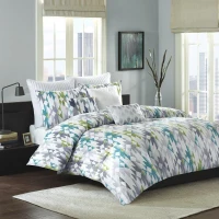 100% Cotton Cover with Embroidery, Hidden Zipper, Cotton Quilted Euro Sham for Living Room, Bedroom, 26" L x 26" W x 0.25" H, White(m-4)