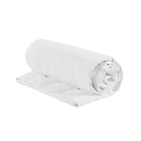 Soft and Cozy Down All Seasons Blanket with Goose Feather, OEKO-TEX Certified, Machine Washable, 90" L x 68" W x 0.25" H, White(m-11)