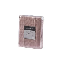 King Size Durable Egyptian Cotton Blanket with OEKO-TEX Certified, Machine Washable, Perfect for Any Room, 108" L x 90" W x 0.25" H, Rose(m-7)