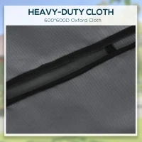 Aosom Multi-Functional Bike Trailer Steel Large Bike Luggage Cart Carrier Grey(m-5)