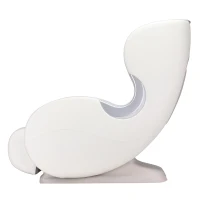 BOSSCARE SL Massage Chair with Bluetooth Speaker, Armrest Control, Heat Therapy, Full Body Shiatsu Recliner, 46" L x 26" W x 41" H, White+Gray(m-6)