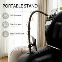 Massage Chair Recliner with Heating Function, Full Body Air Pressure, Zero Gravity, Bluetooth Audio, Adjustable Footrest, 51" L x 28" W x 40" H, Blue(m-8)