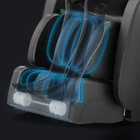 Shiatsu Massage Chair with Zero Gravity, Full Body Recliner with SL-Track, Bluetooth Speaker, Thai Stretch, USB Charging, Heating, Foot Roller Massager, 58" L x 30" W x 33.5" H, Black(m-12)