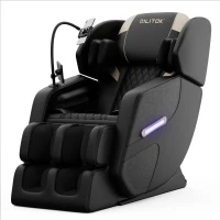 Massage Chair Recliner with Bluetooth Audio, Zero Gravity, Full Body Air Pressure, Heating Function, 51" L x 28" W x 40" H, Black(m-2)
