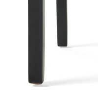 Elegant Barstool with Quilted Bonded Leather, Sturdy Wooden Legs, Curved Armrests, No Assembly Required, 21" L x 22" W x 38.5" H, Ivory(m-6)