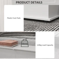 HOMCOM 31.5" Storage Chest with 2 Safety Hinges, Storage Box Organizer with Flip-Top Lid, Entryway Storage Bench, Oak(m-6)