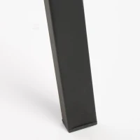 Set of 2 Industrial Barstools with Rust-Finish Iron Frame & Pinewood Seat(m-9)