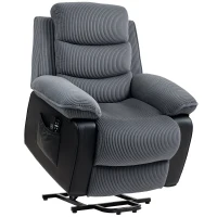 HOMCOM Power Lift Recliner Chair with Massage and Heat for Elderly, Electric Lift Chair with Remote Controllers(m-12)