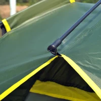 Outsunny 7' x 6' Lightweight 2 Person Pop-Up Camping Tent With Removable Waterproof Rainfly(m-10)