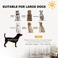PawHut 16 Panels Dog Playpen with Strap, Portable & DIY, for Large Dogs, for Yard, RV, Camping, Garden, 47" Height(m-9)