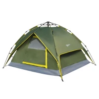 Outsunny 7' x 6' Lightweight 2 Person Pop-Up Camping Tent With Removable Waterproof Rainfly(m-2)
