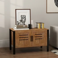 PawHut Cat Litter Box Enclosure with Tall Legs, Scratching Board, Dark Brown, 31.5"L x 17.7"W x 19.7"H(m-9)