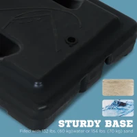 Soozier 6.9-8.5FT Basketball Hoop, Outdoor Adjustable Basketball Goal with Shatterproof Backboard, Built-in Wheels, for Youth, Adults, Indoor, Outdoor(m-5)