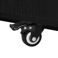 Kitchen Island with Extendable Dining Table, Drawers and Shelves, Power Outlet, Central Island for Kitchen, 83" L x 27.5" W x 36" H, Black+White(m-14)